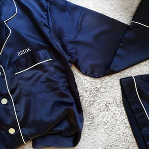 Personalised 2pce Pyjama Sleep Set (long sleeve/shorts)