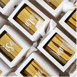Gold Personalised Soy Candle 360ml