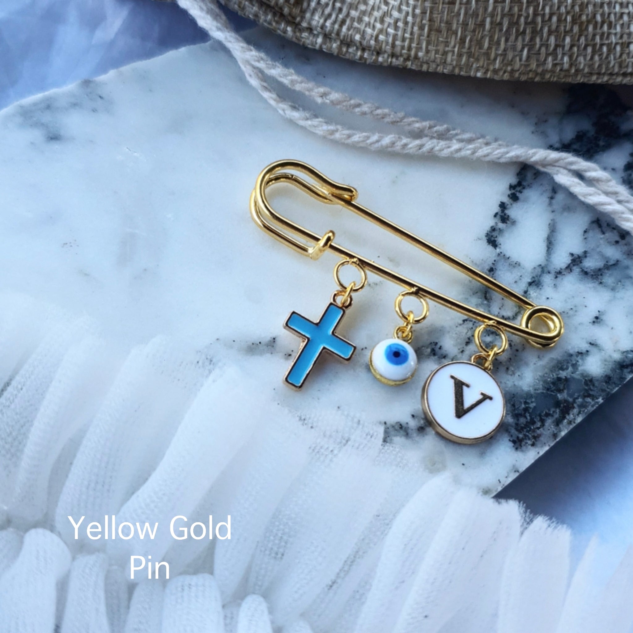 Buy Personalised Keepsake Baby Pins Baby Brooch Baptism Pin Stroller Pin  Baby Shower Memory Pin Bridal Wedding Pin Protection Pin Online in India 
