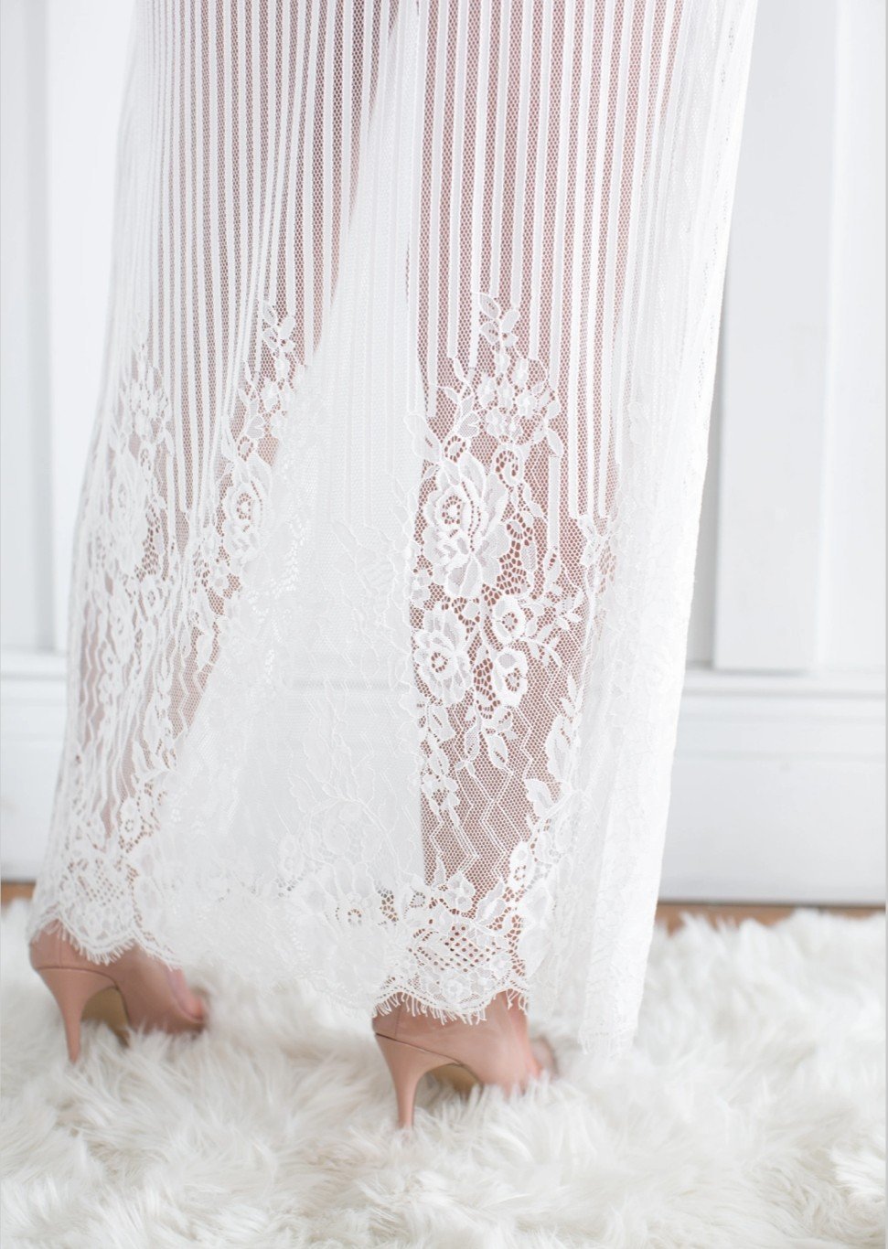 Hope Collection- Full Length Lace Robe