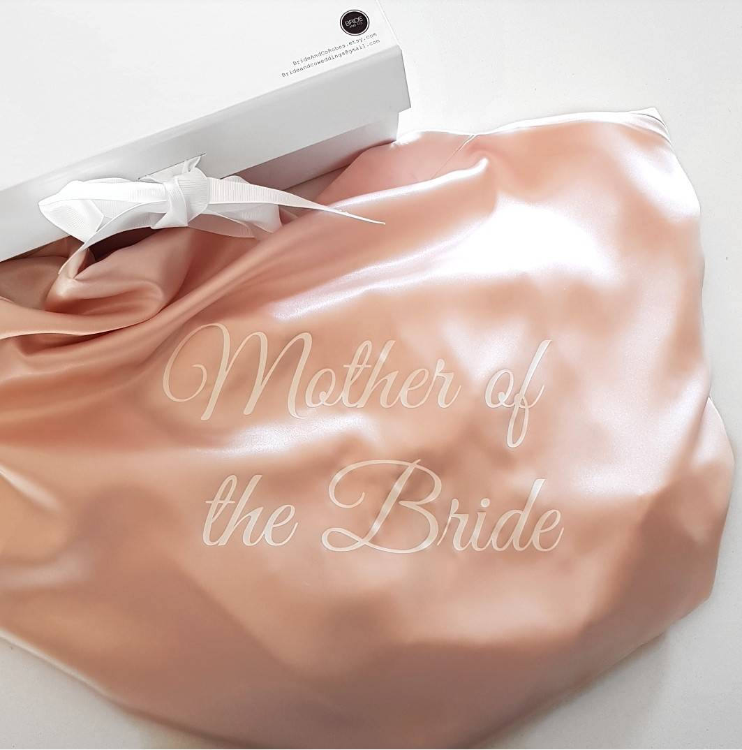 Bridal 'Mother of the Groom' Satin Robe.
