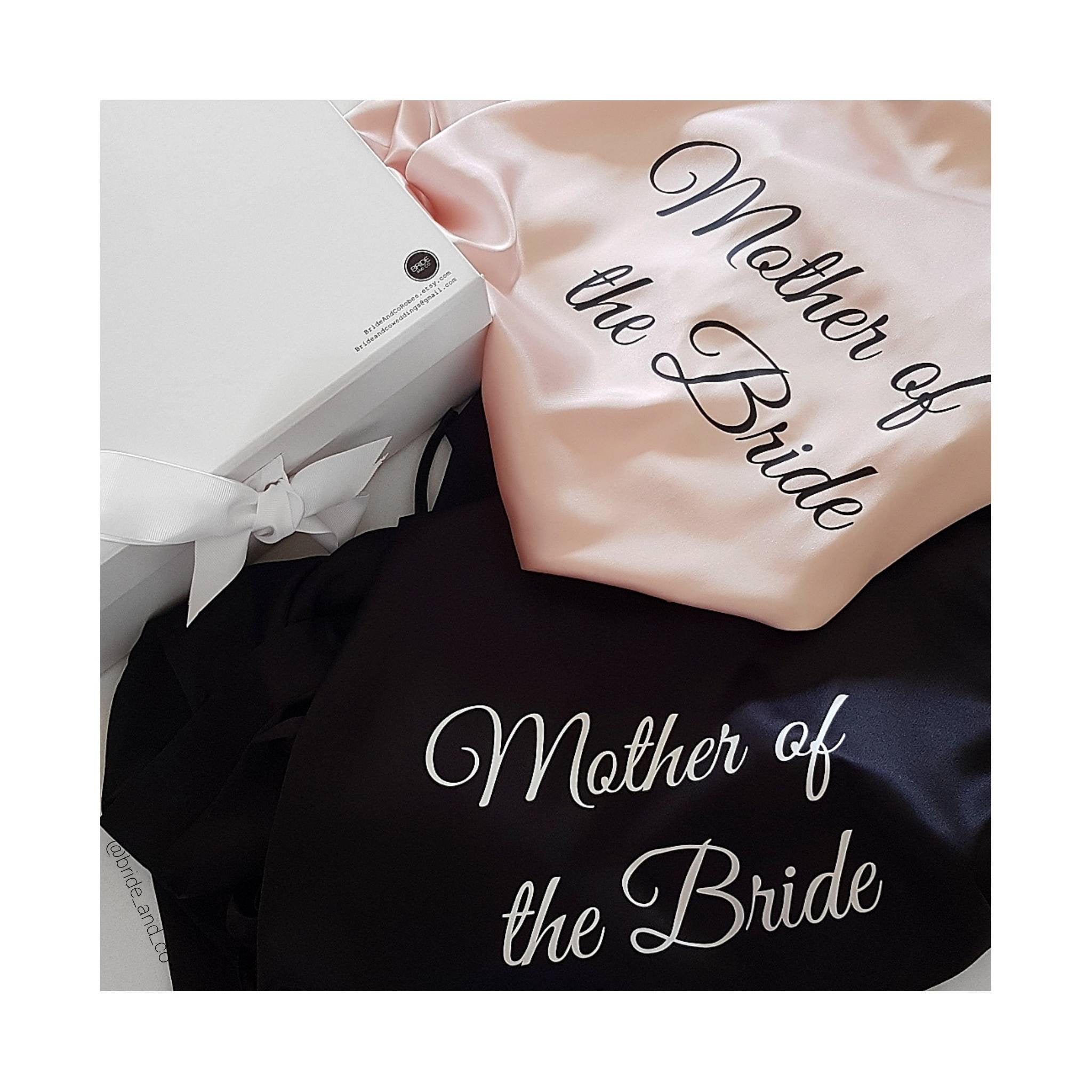 Bridal 'Mother of the Bride' Satin Robe.