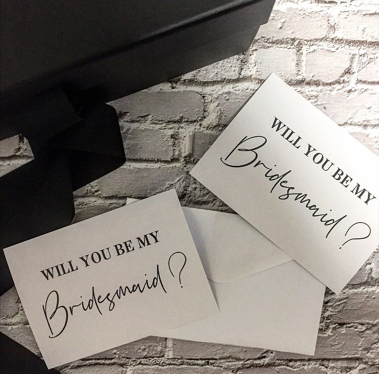 Will you be my? Card and Envelope